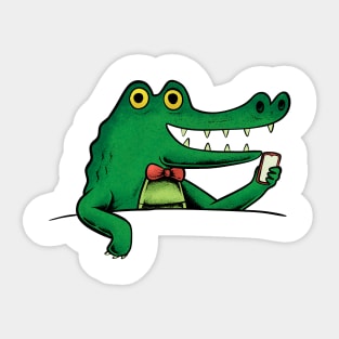 Gentle Croco Sticker